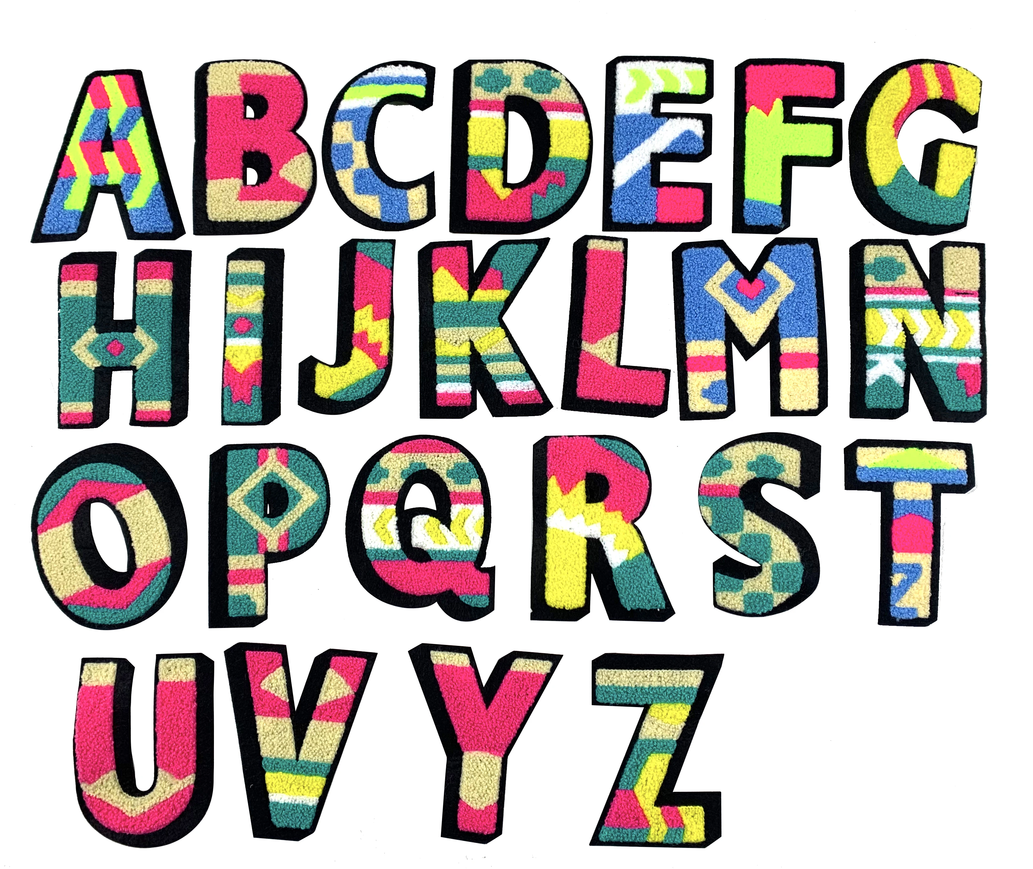 Baseball Major League Team Logo Applique Iron on Chenille Embroidery Patches Costom Embroidered Set for Clothes Caps