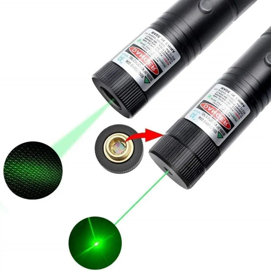 High Power Green Red Laser Pointer Outdoor Hunting & Teaching Tool Pet Interactive & Movement Green Cat Toy
