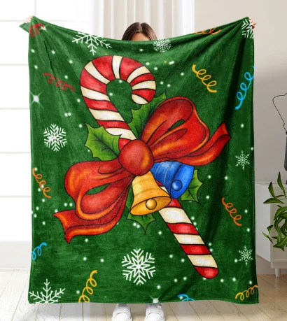 2024 New Custom Blanket for Winter Fleece Throw Coral Home Textile Bed Flannel Soft with Halloween Pattern in Bulk Price