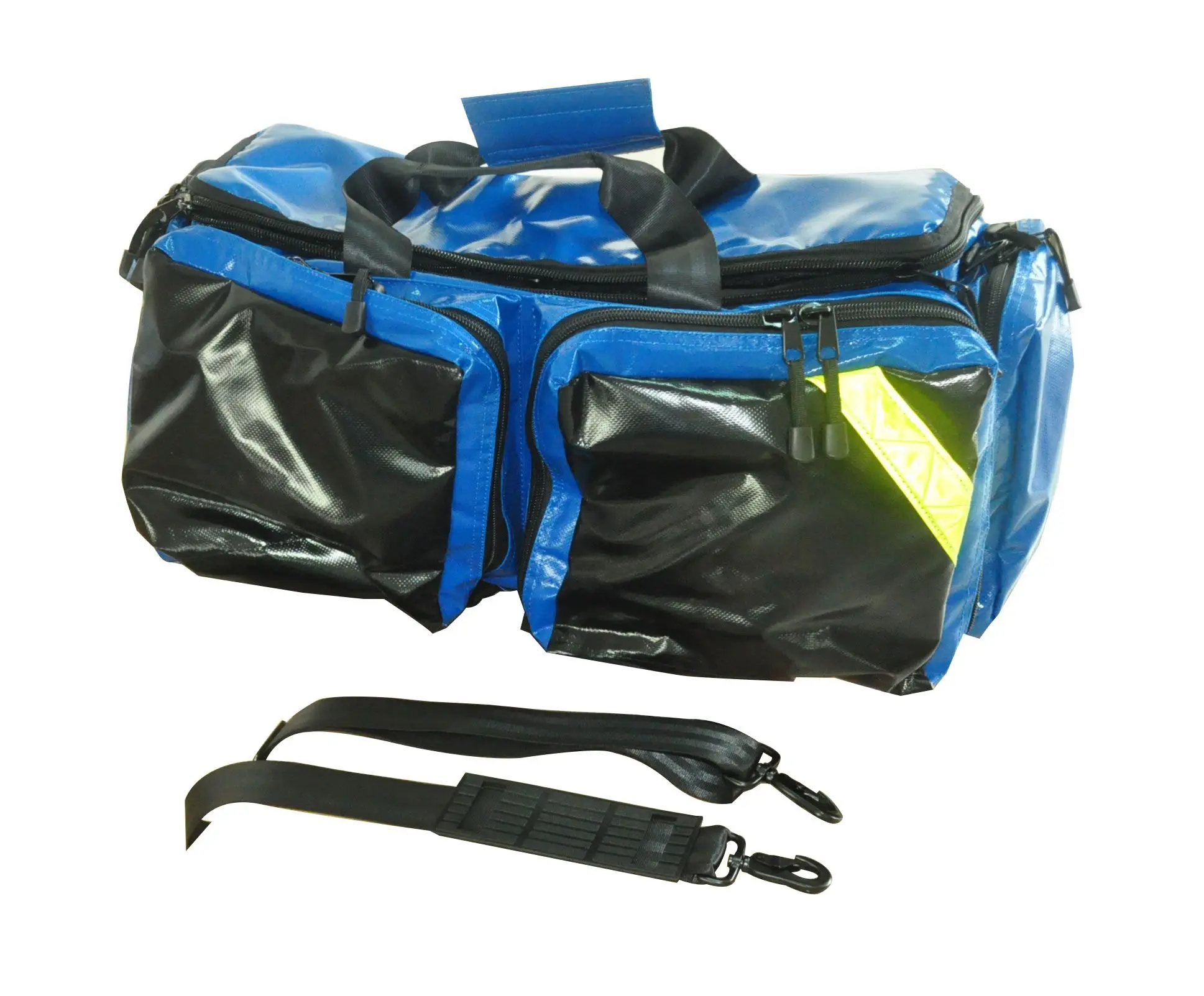 Высококачественная сумка для оказания первой помощи EMS Oxygen Medical, полностью непроницаемая Наплечная Сумка с лямками и желтой отделкой