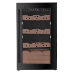 VI40C Hot Seller Factory Direct Supply Electrical Cigar Fridge Cooler Wooden Spanish Cedar Cabinet 118L Compressor Cigar Humidor