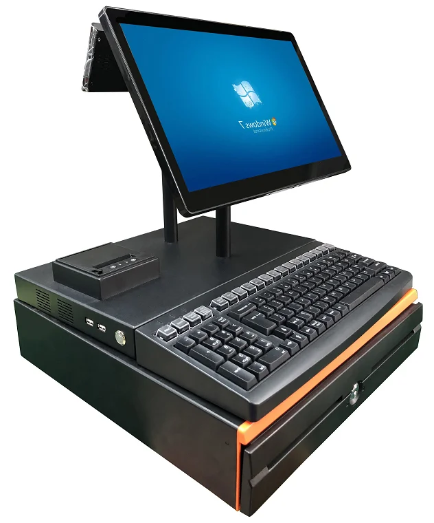 Supermarket cash register POS terminal pos systems all in one cash register machine