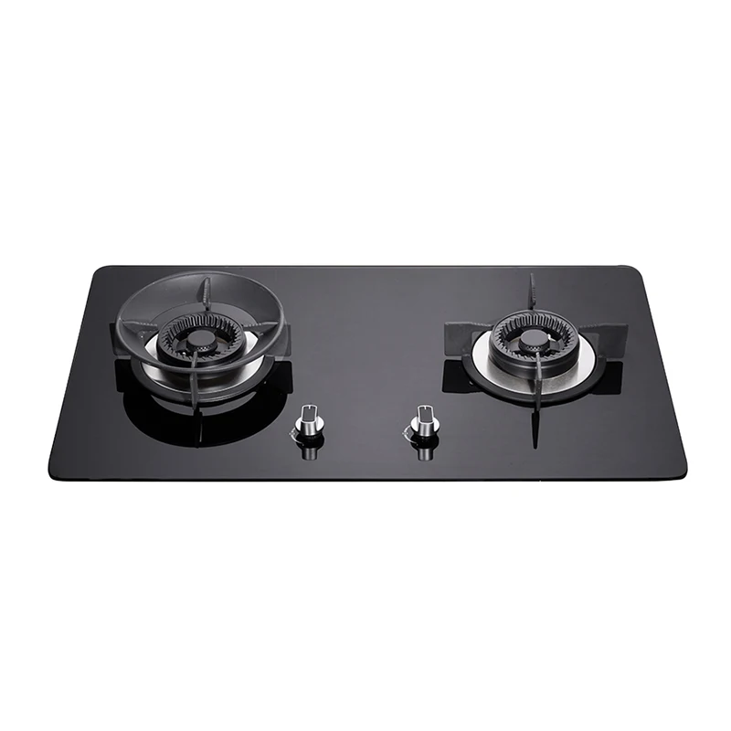 Hot Sale Black Colored S.S 2 Burner Gas Cooking Range In Pakistan India
