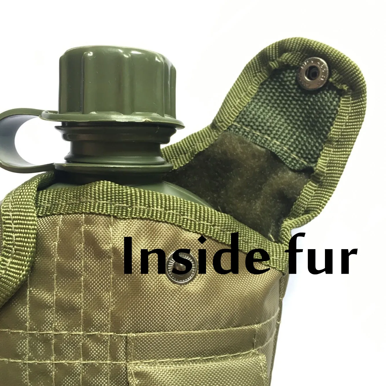 Exercise and fitness green field drinking water canteen PE water bottle for field