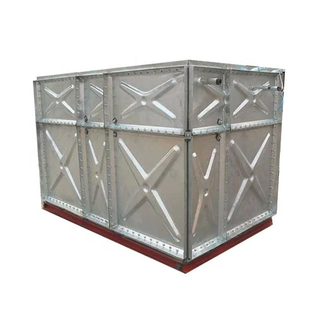 Sectional Square Bolted Stainless Steel Water Storage Tank SS 304 316 50000 Gallon Litre Liter Cubic Pressed Water Tank