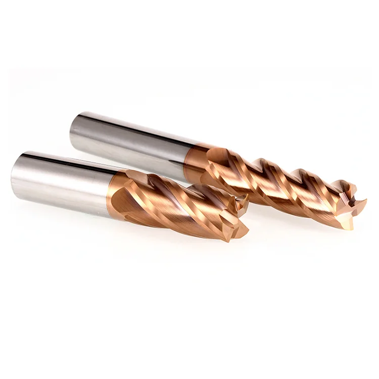 BKEA 3MM HRC 58 4 flute square end mill standard length Tungsten Carbide Cutter Milling