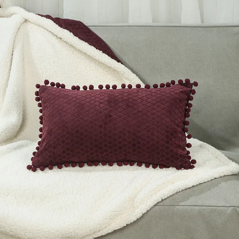 Amity Wholesale Home Decorative Bedroom Corduroy Throw Pillow Case Covers Cushion Covers For Sofa