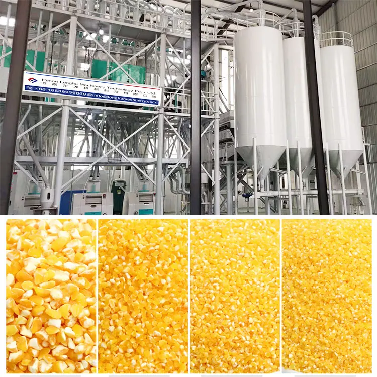 100T/Day Maize Flour and Corn Flour Mill Grinding Machine Plant Production Line