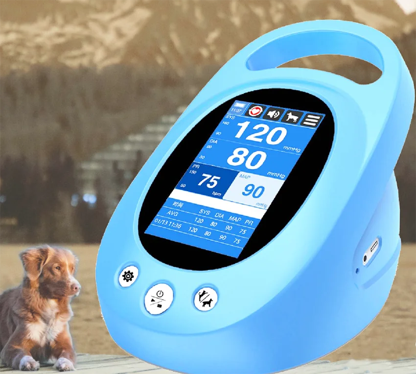 Medical Portable Digital Veterinary Blood Pressure Monitor Animal Blood Pressure Monitor for Dogs Cats