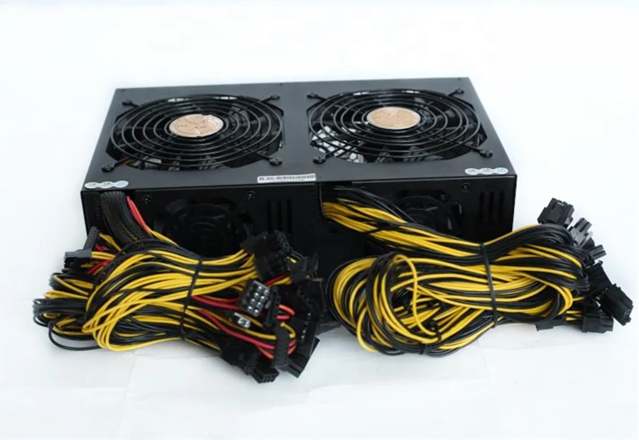 Блок питания ATX 3600 Вт 180-240 В PSU 80 Gold Plus для графической карты 12 GPU в