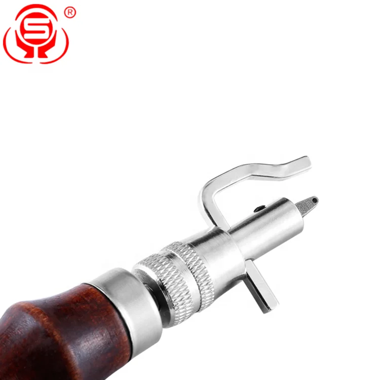 
Leather Craft Stitching Groover 7-in-1 Skiving Leather Edger Groover Skiving Edger Beveler 