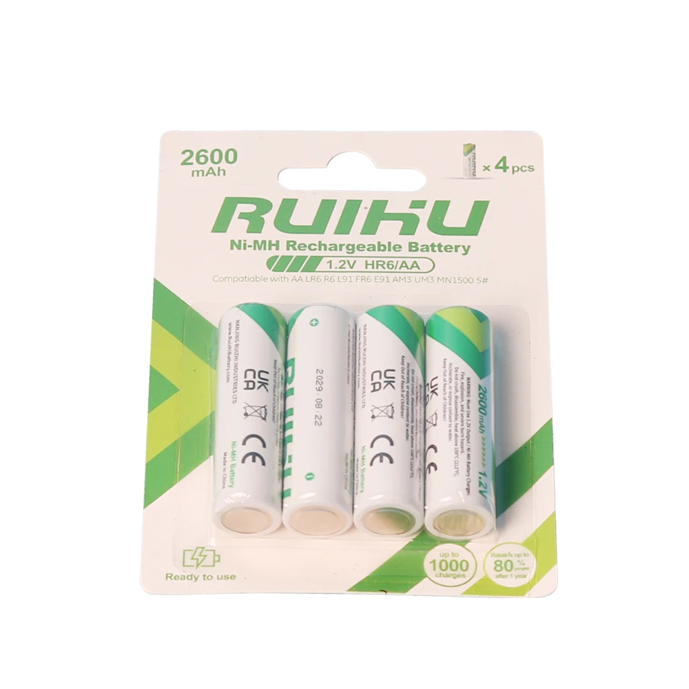NiMH Battery Charger 1.2V 2600mAh NiMH AA AAA Battery Cell For Power Tool