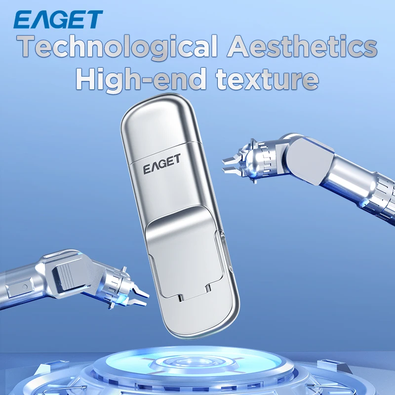 EAGET SU10 High Speed Solid State Encryption USB Flash Drive 128GB-1TB SSD Memory Stick for Phone/PC
