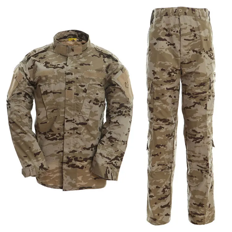 KIANG Custom Green ACU Tactical Pants Clothes Suits Camouflage Multicam Rip-stop Uniform