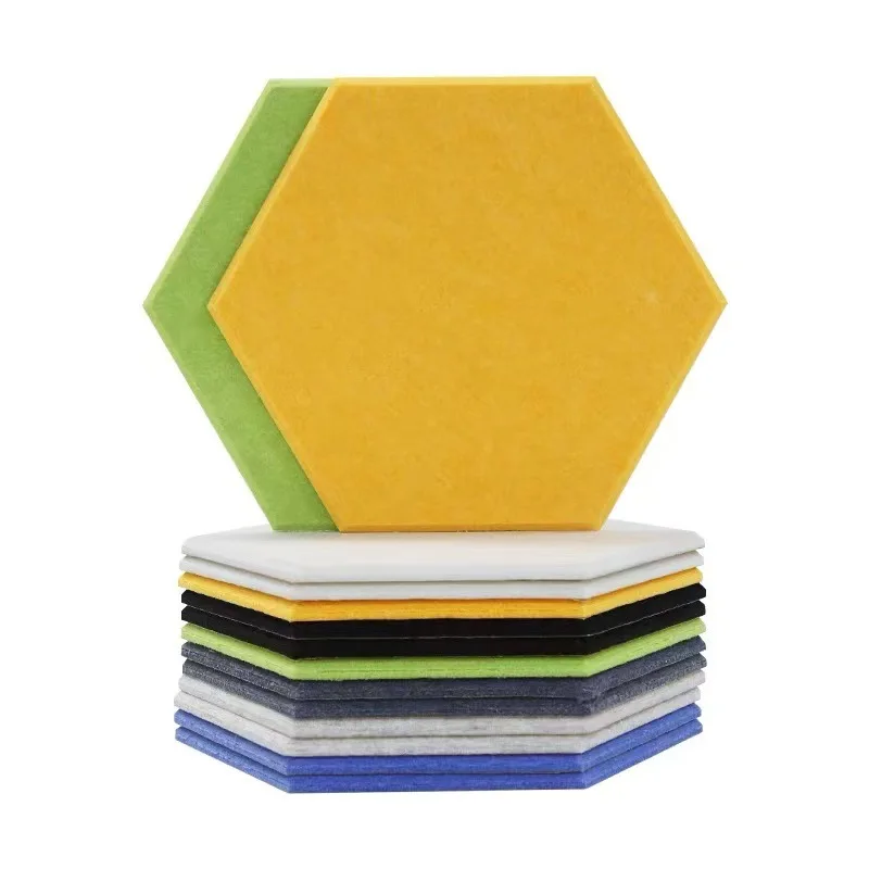 Eco friendly Non toxic PET Polyester Soundproof Acoustic Panel Fireproof Sound Insulation Board For Wall And Ceiling