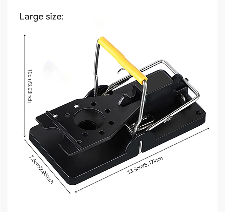 Mousetrap Safe Firm Transparent Household Mouse Catcher Plastic Reusable Humane Indoor Outdoor Mouse Trap
