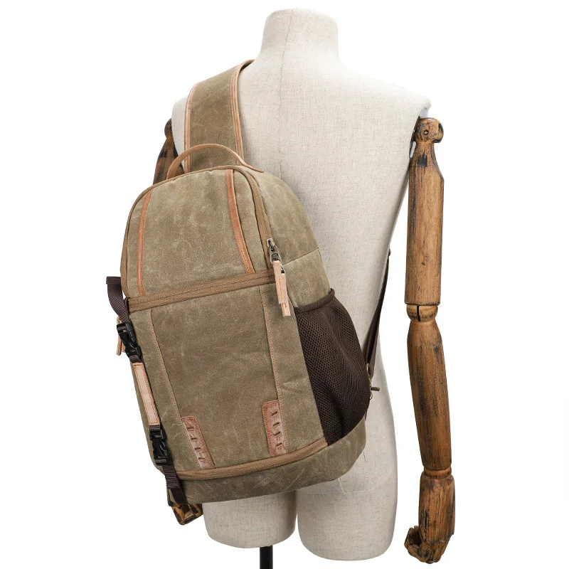 Leather photography bag Single Shoulder Camera Bag oblique cross camera bag