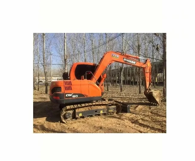 Doosan Dx80 8-тонный экскаватор модель 80 мини-техника для строительных проектов