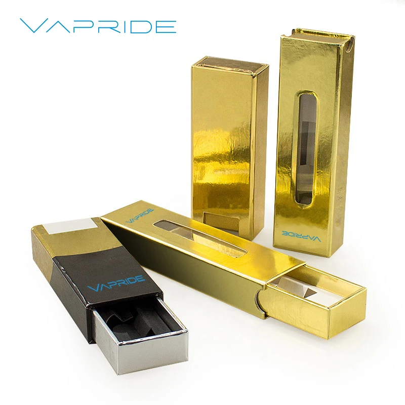 VAPRIDE Custom Logo Cardboard Branded Packaging Box Paper Boxes Sliding Childproof Packaging