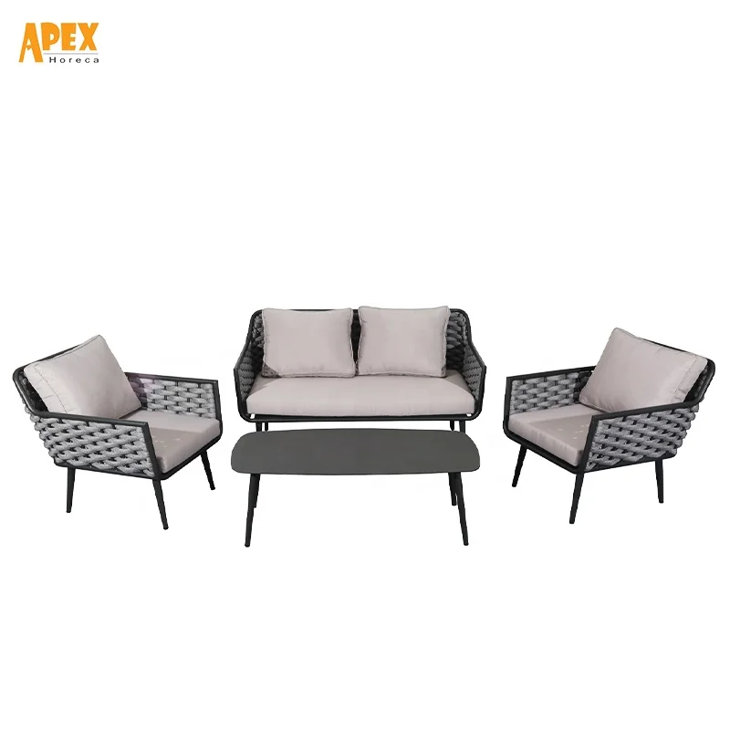 AC1492 Modern home furniture sofa sets customized Italian design 3 seater set luxury outdoor living