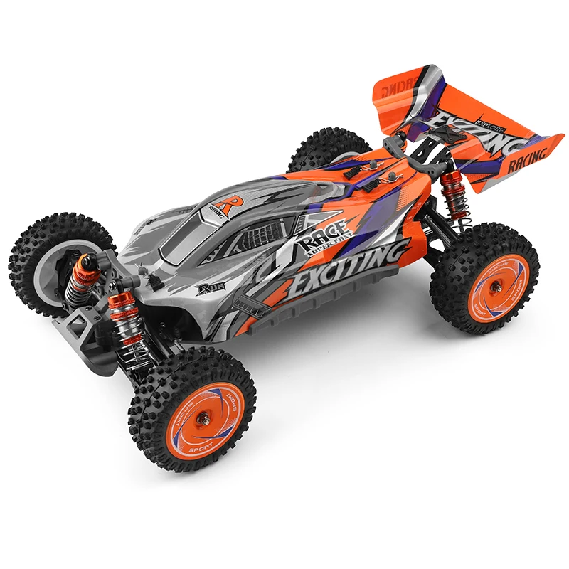 Wltoys 124010 All Terrain 4X4 55km Fast 1/12 Scale Aluminum 2.4G RTR Alloy Radio Control 4WD RC Buggy Hobby Toy For Hobbyists