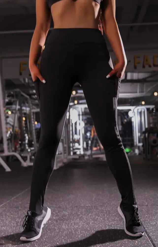 Wholesale Womens Top Quality High Waist Stretch Fitness Wear Gym Sports Leggings Yoga Pants