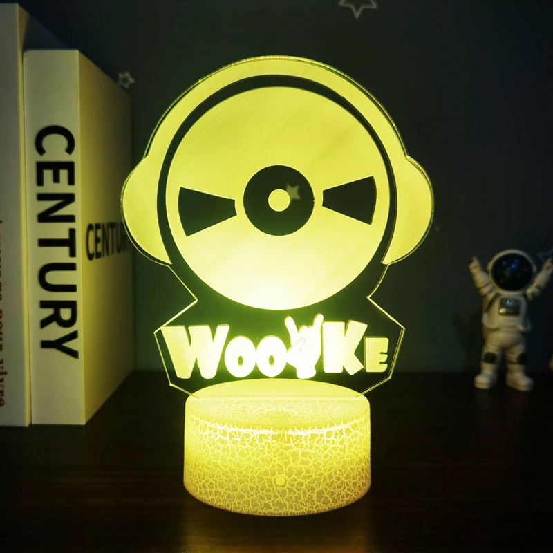 Gaming Room Desk Setup Lighting Decor Custom Photo Creative RGB 7/16 Colors LED Base 3d Illusion Anime Acrylic 3D Night Light