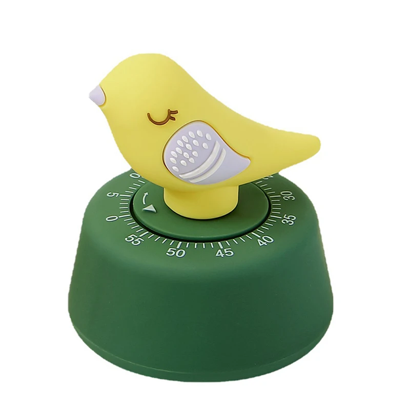 Kitchen Timer Cartoon Animal Bird ABS Plastic Timer Kids School Supplies Kitchen Timer