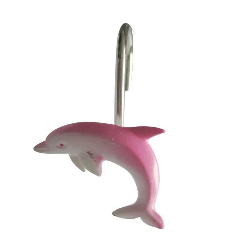 Amazon Selling Factory directly supplies Dolphins Style Shower Curtain Ring Pack of 12