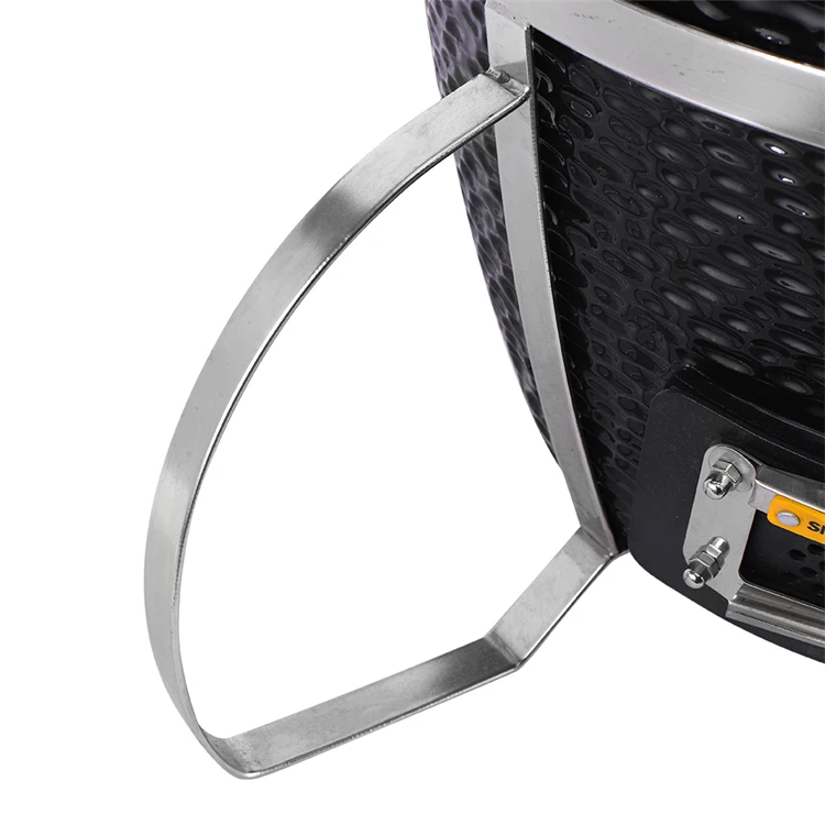 Kamado Grill 16 Inch 2021 Metal Top Vent  Equienta Cover Divide Pizza Cooper China BBQ Grills Kamado 16 Propane Outdoor