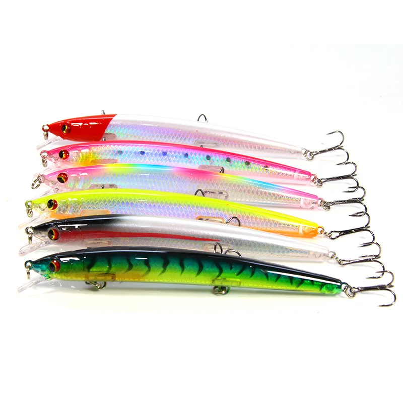 135mm/15g Lure Mino flying far throwing floating laser hard bait lure flying fishing Lure