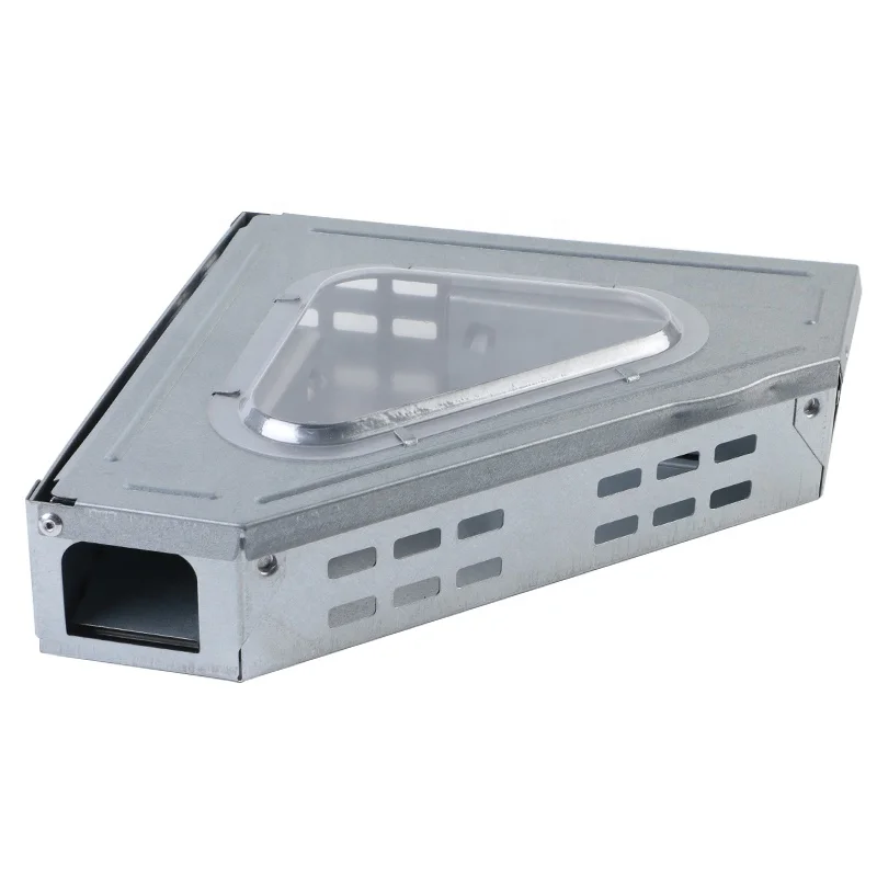 Popular Selling Eco Friendly Household Double Hole Design Triangle Kill Metal Mouse Rat Trap