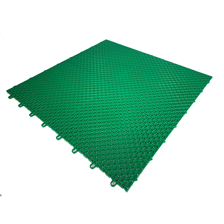 Free sample different colors anti-slip pp interlocking floor tiles mat