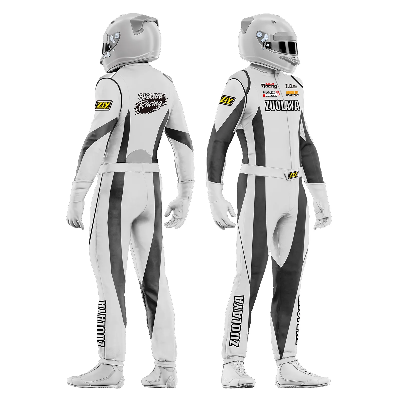Factory High Quality Custom Made Fireproof Motorcycle Race Suit Overall Kart Racing Car Racing Suit RJ03