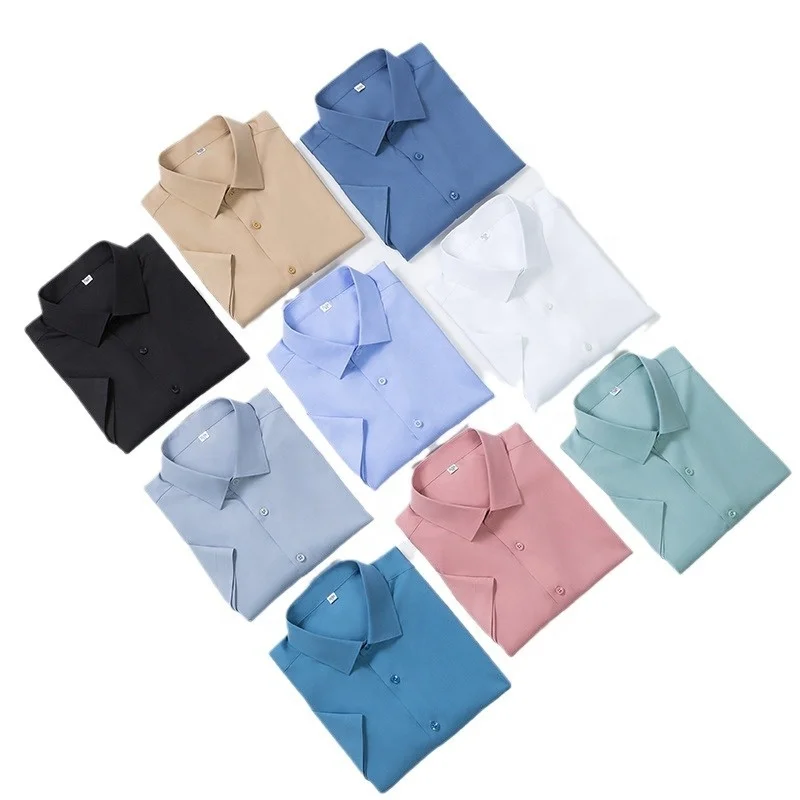 Classymen 2024 Summer Pure Silk Casual & Formal Dress  Texture Pure Color New Arrival Big Brand Shirt