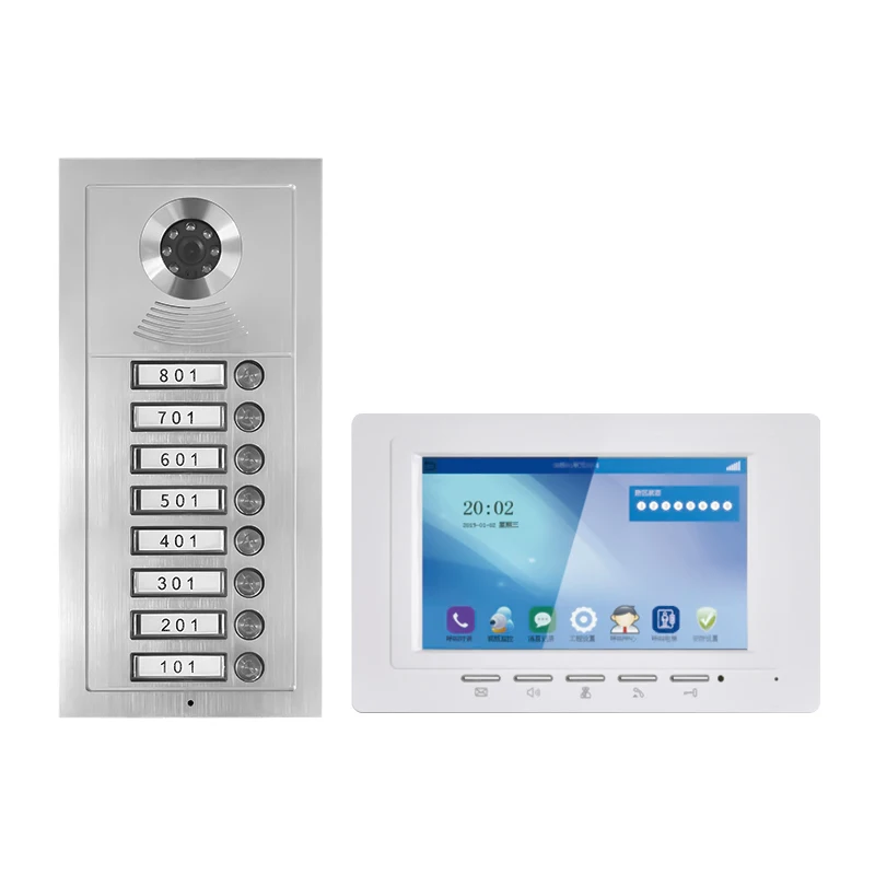 7 Inch Intercom Doorbell smart doorbell Swipe Card Set  Video Door Phone With Great Price