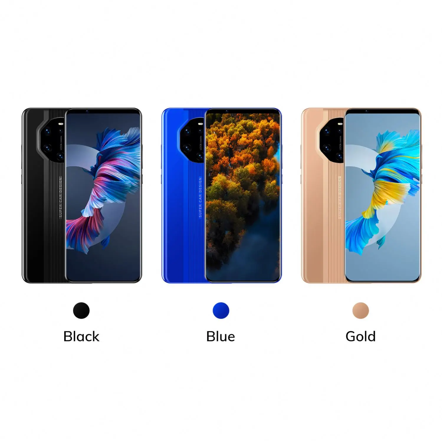 Мобильный телефон M40 RS 5 8 дюйма 5G LET пять камер Android-смартфоны 12 + 512 ГБ MTK6889Ultra моноблок две SIM-карты