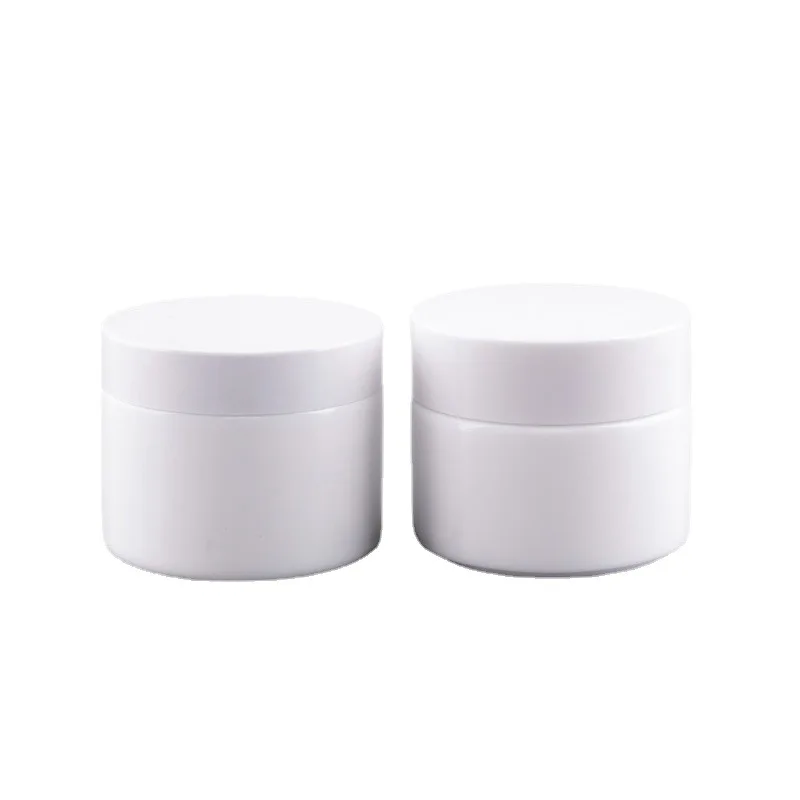 New Style 10g 20g 30g White Butter Cream Ceramic Glass Jar Cosmetic Packaging