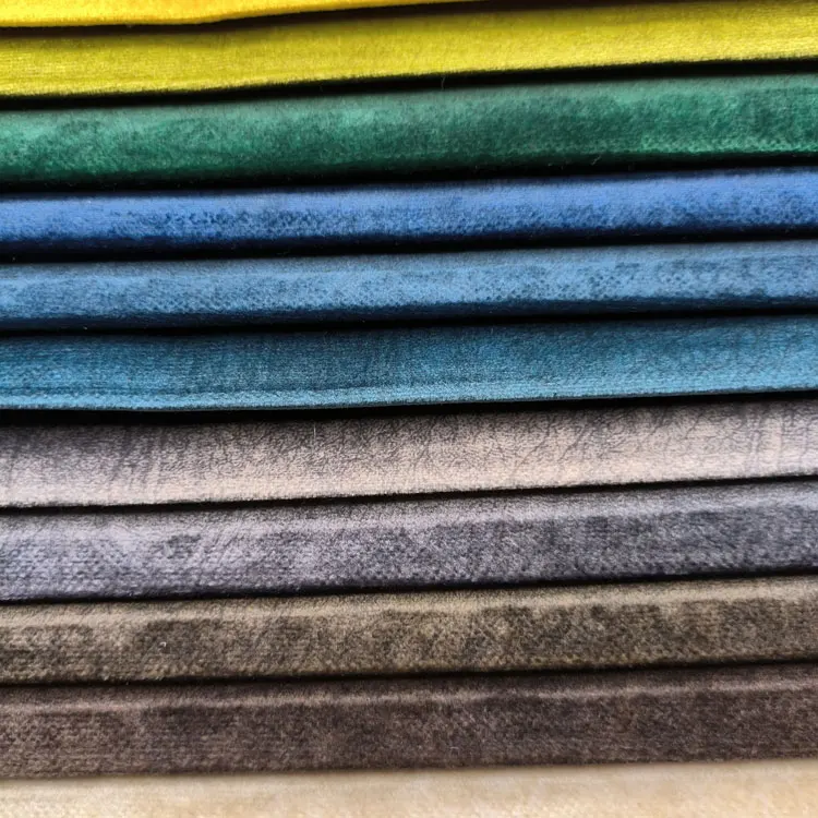 Home Velvet Custom Digital Print Fabric Sofa Fabric Printed Velvet Print Fabric