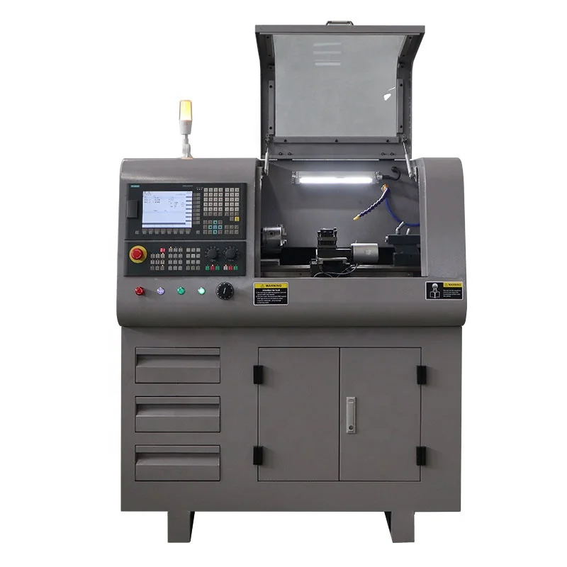 cnc torno CNC210 benchtop cnc machine with GSK system controller