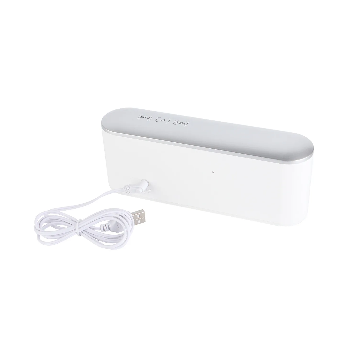 Mirror Digital Smart Alarm Clock with Room Temperature / USB Charger / 3 Displaying Color Available for Choose