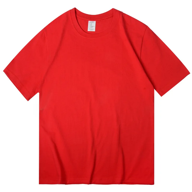 PMT-28 Short sleeve round neck combed 200g pure cotton T-shirt custom group clothing factory wholesale