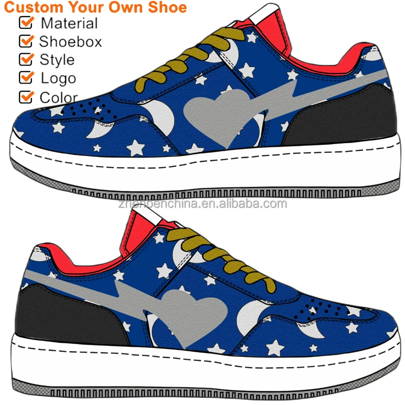 High Quality Designer Custom Men Shoes Manufacturer Factory Full Customization Shoes Men Genuine Leather Skateboard Shoes Retro