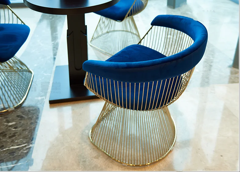 Hot sale hotel metal steel modern luxury velvet leisure chair