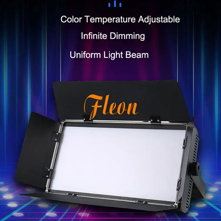 High CRI95 Church Tv Studio  Light Warm Cool White 3200k-5600k Theatre Camera Led Flat Panel Lighting Led Video Soft Light