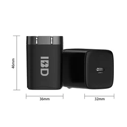 IBD Single PD 20W Fast Travel Wall Charger US EU UK Type C Mini 20W Wall Charger Adapter Plug For Mobile Phone