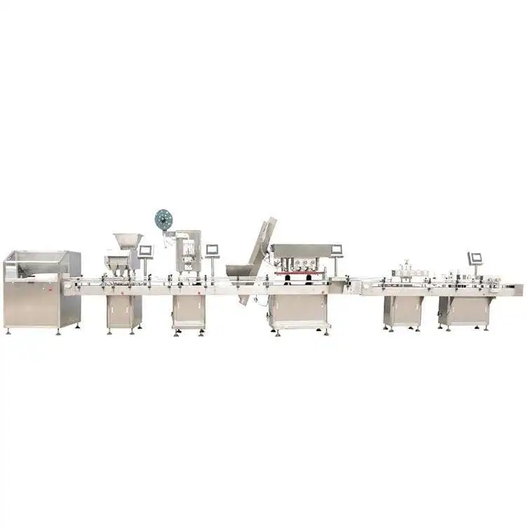 Tablet Counting Weighing Desiccant Inserting and  filling machine Production Line Machine
