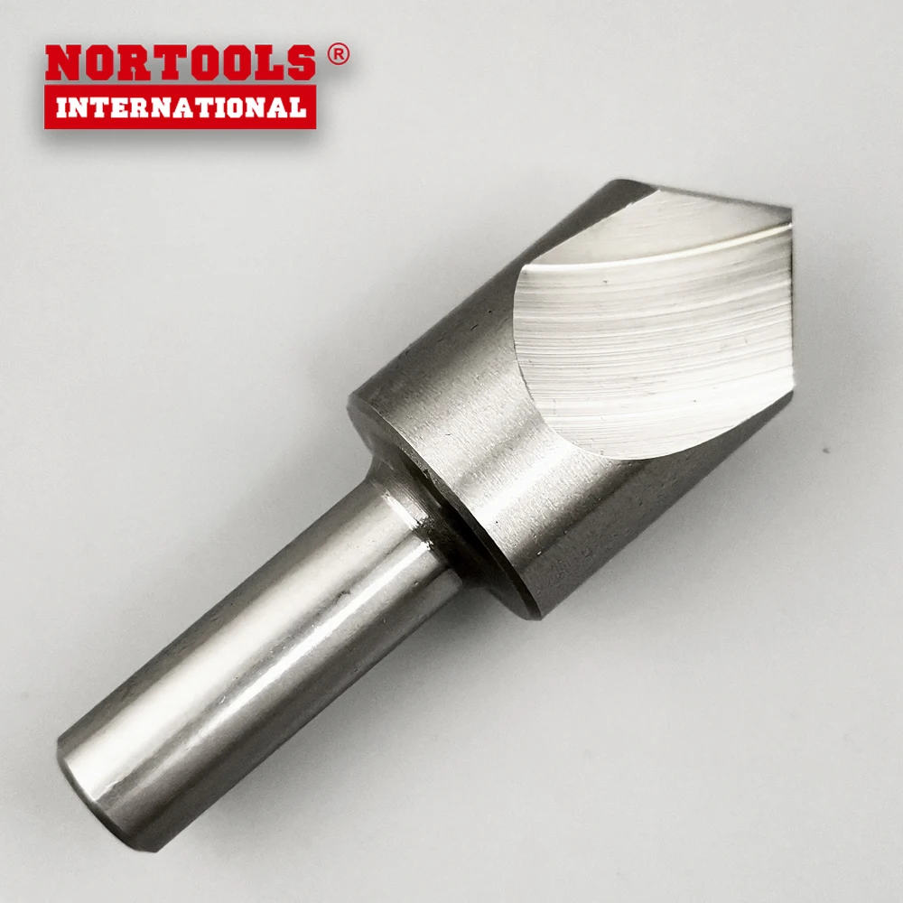 High Quality HSS Single Flute Countersink Drills with Round Shank