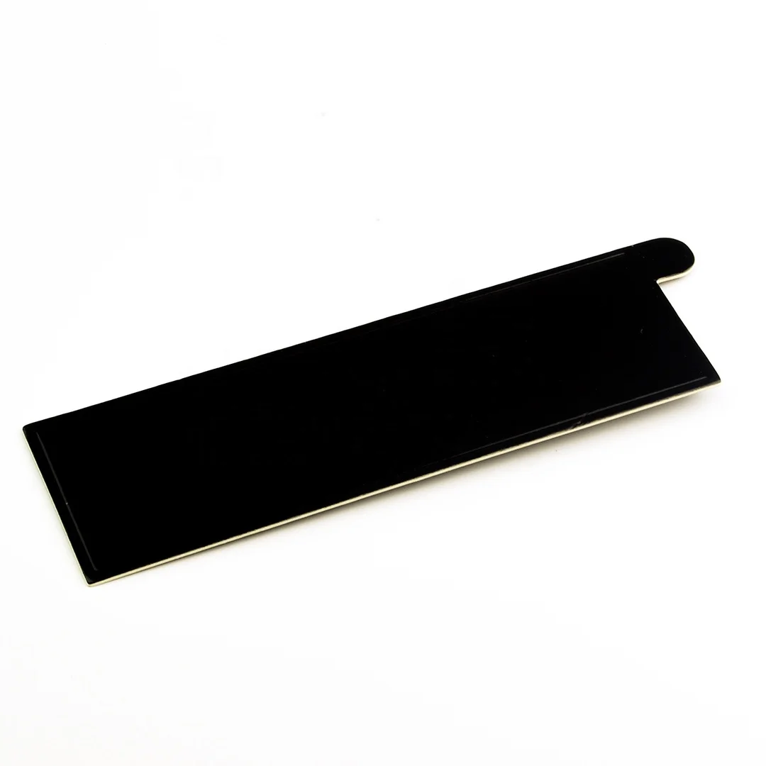 Sliver Gold Black Cake Chip Board Custom Rectangle Mini Cake Board  Wholesale
