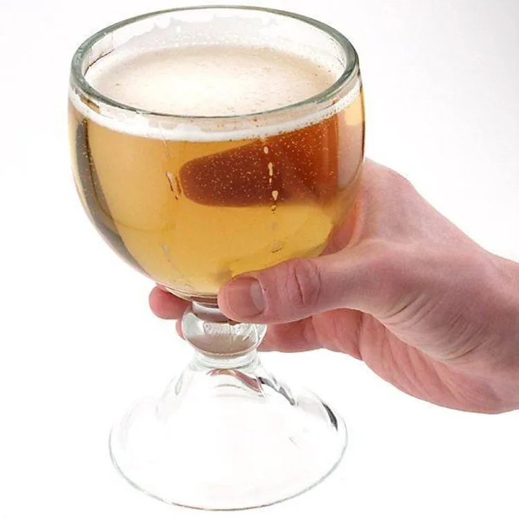 21 oz Soccer Glass Ball Schooner Beer Glass